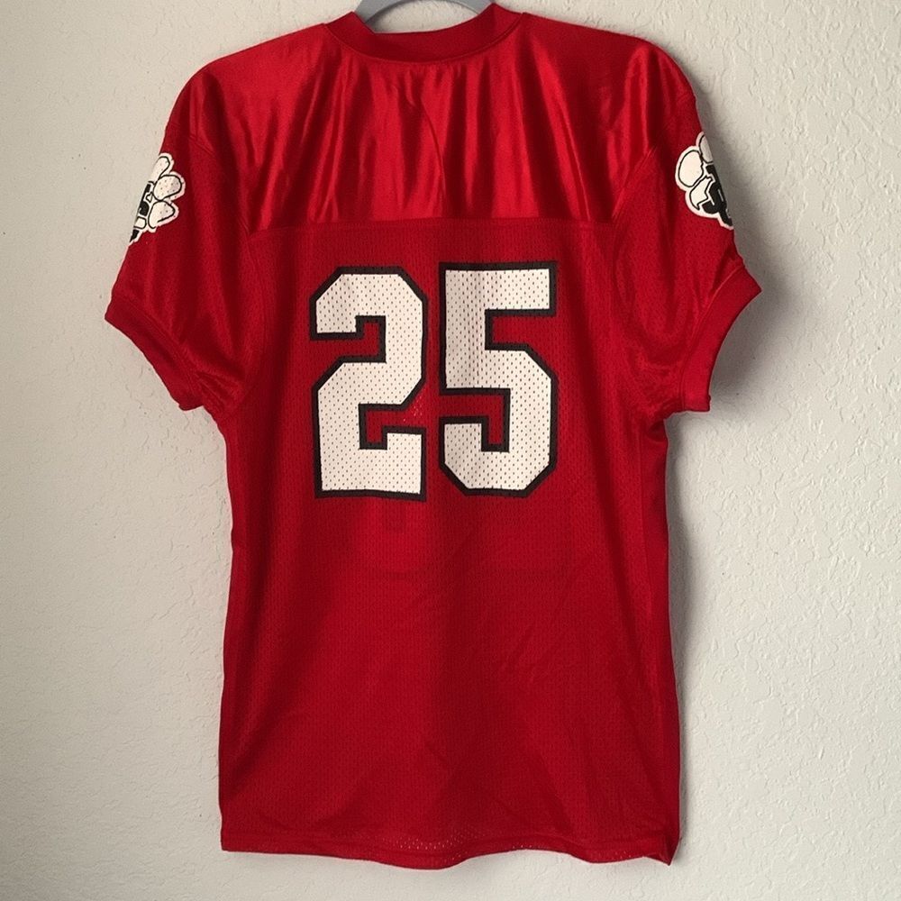 Alleson Athletic Football Red White Panthers #25 Youth Jersey Size L T-Shirt - Picture 2 of 9